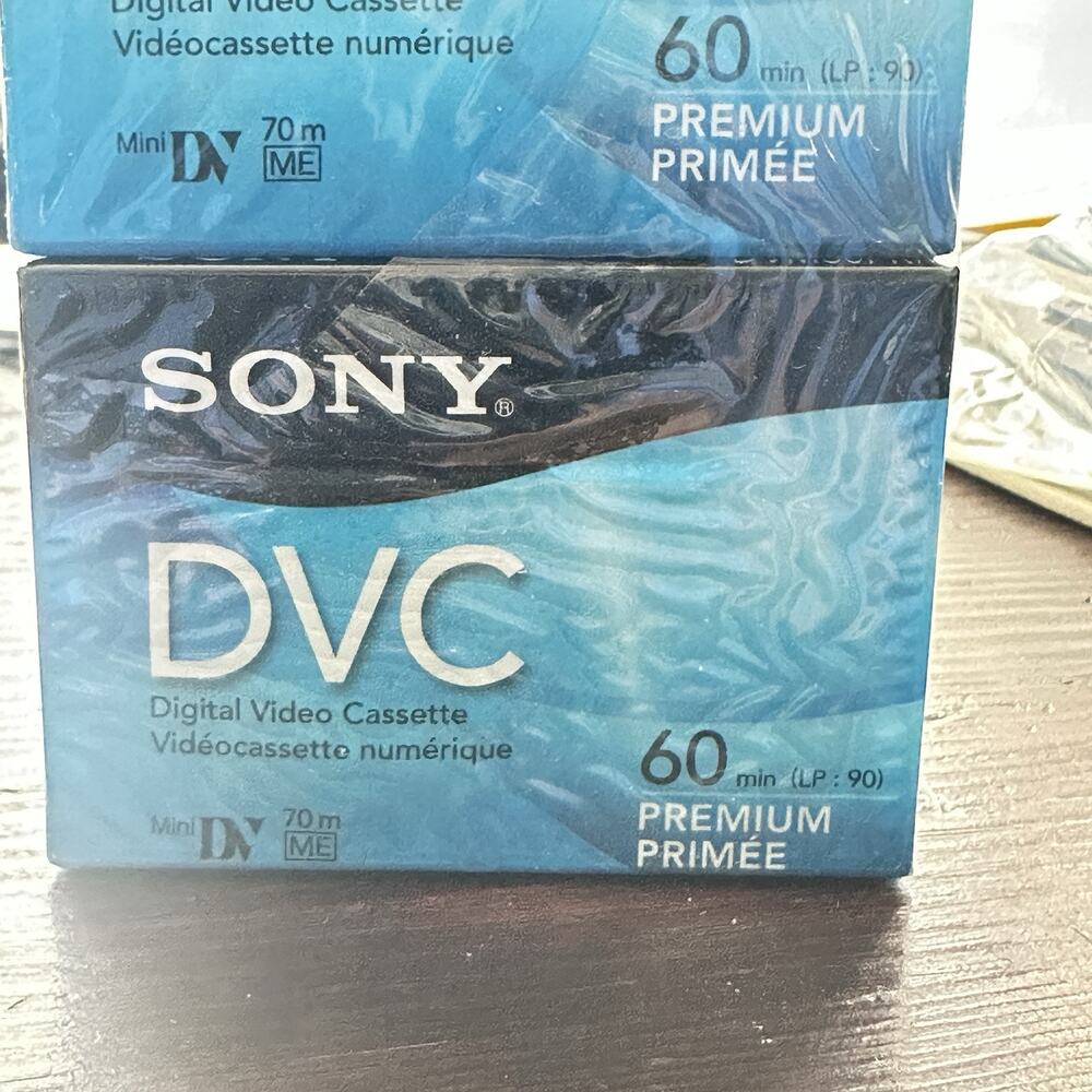 Sony DVC 60 min LP 90 DVM60PRL Premium Mini DV Camcorder Digital Video Sealed
